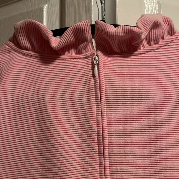 Pink and white striped ruffle dress BNWT - Picture 4 of 6